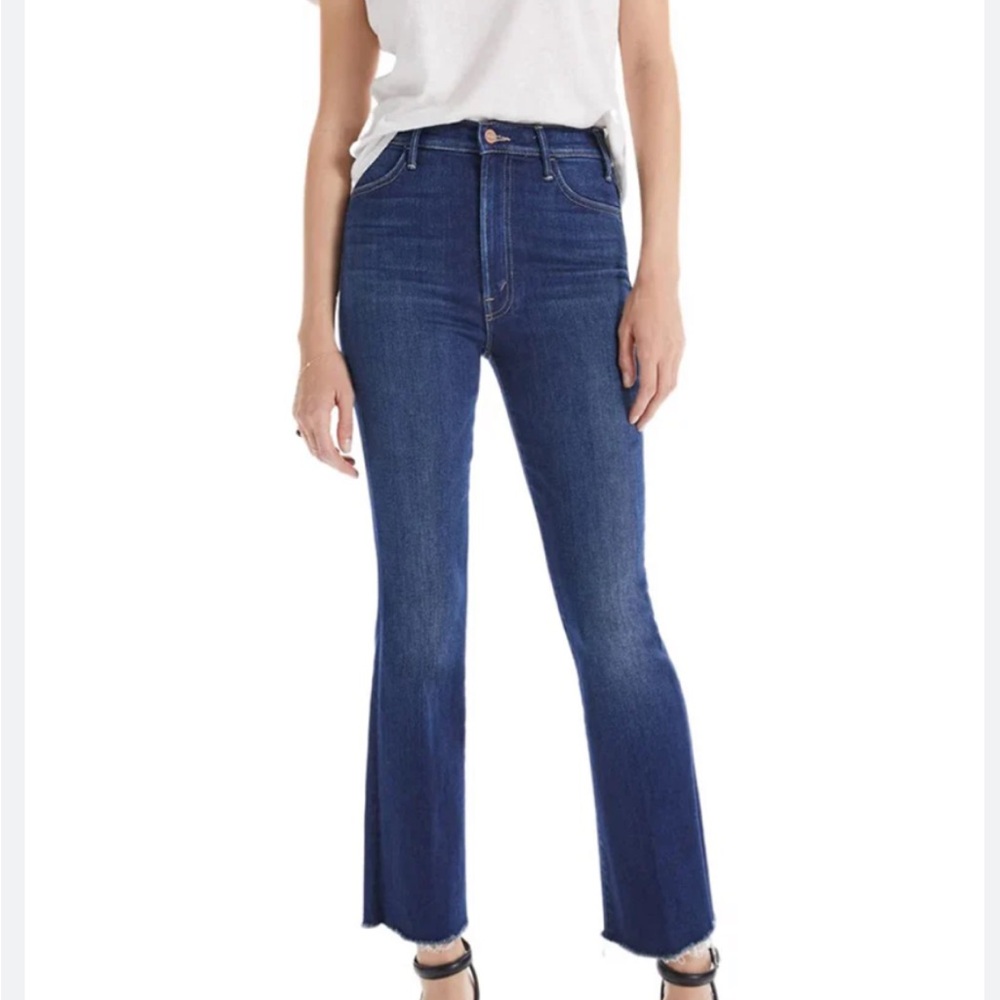 MOTHER DENIM The Hustler Ankle Fray Jeans